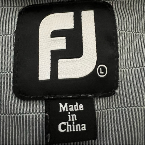 Footjoy Mens Polo Size Large - Grey - Picture 6 of 10